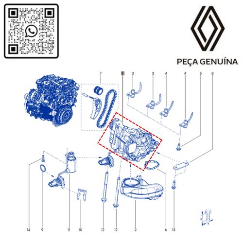RN 150002 150002194R BOMBA DE OLEO 1.3 16V H5H CAPDUSORO 3